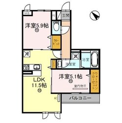 D-room五反田の物件間取画像